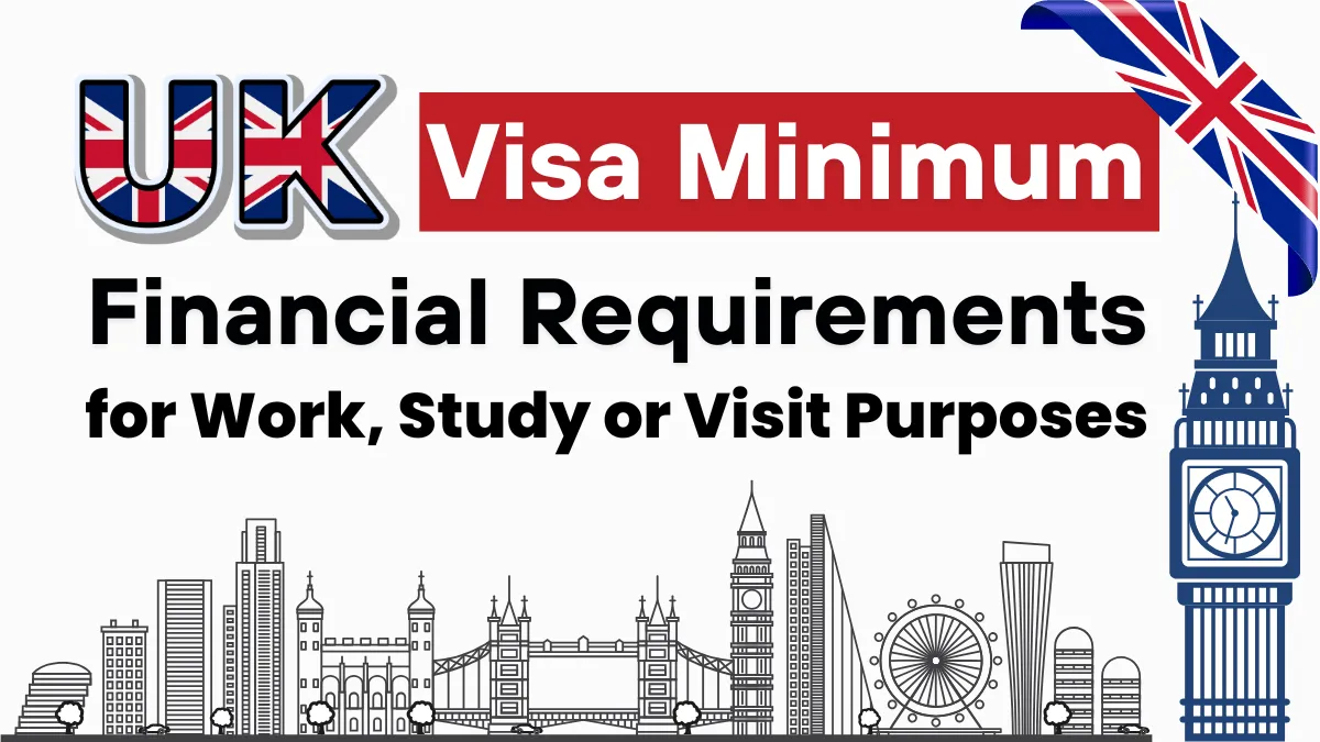 UK Visa Minimum Financial Requirements for Work, Study or Visit Purposes after May 2025
